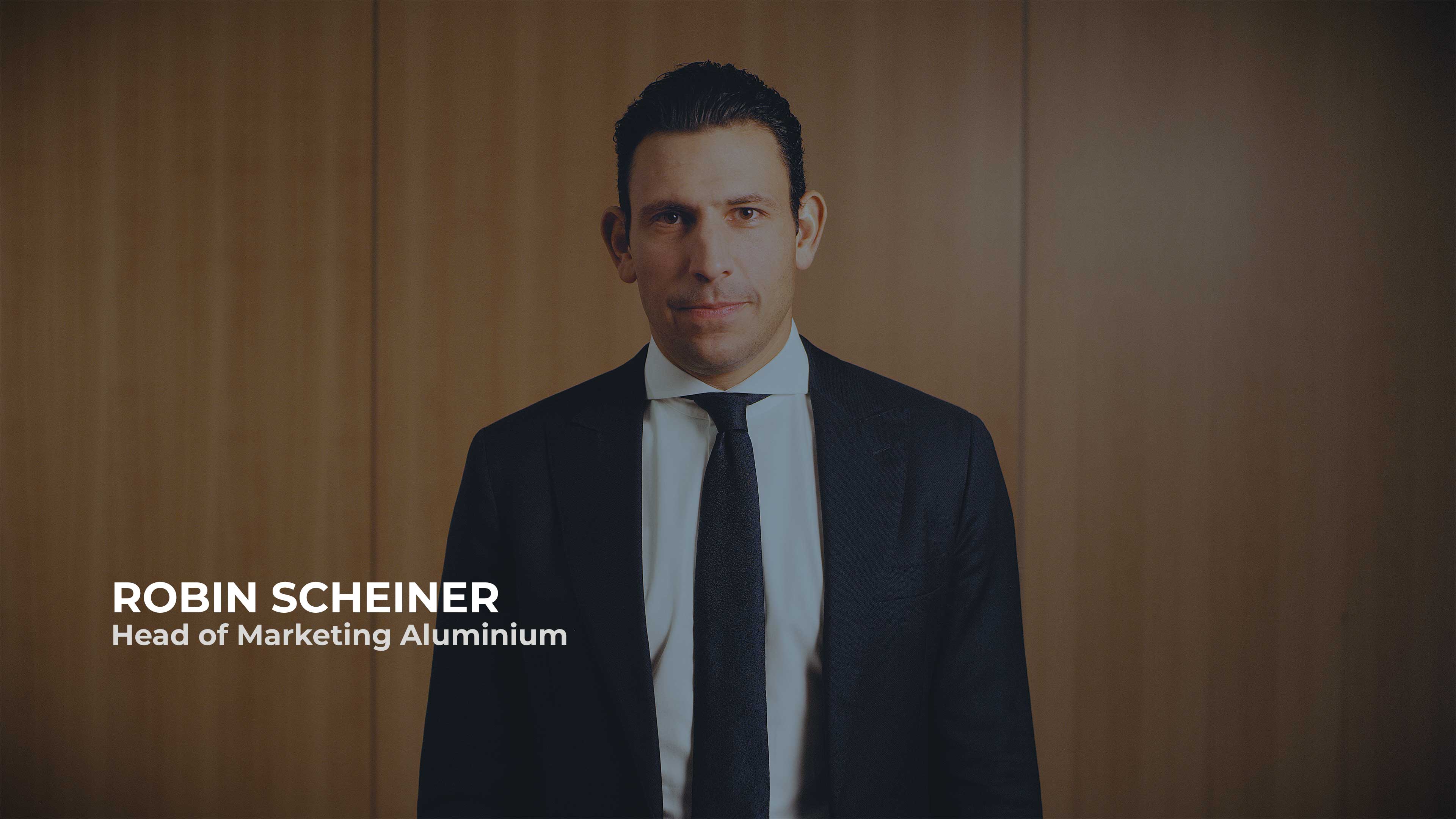 Watch Robin Scheiner, Head of Marketing Aluminium